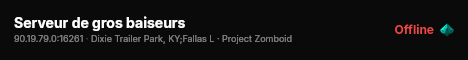 Serveur de gros baiseurs live status badge