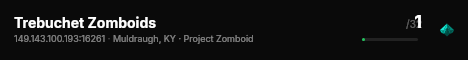Trebuchet Zomboids live status badge