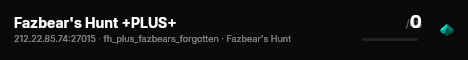 Fazbear's Hunt +PLUS+ live status badge