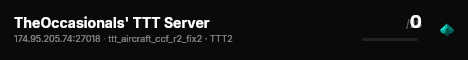 TheOccasionals' TTT Server live status badge