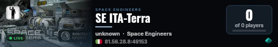 SE ITA-Terra live status badge