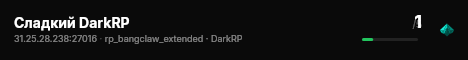 Сладкий DarkRP live status badge