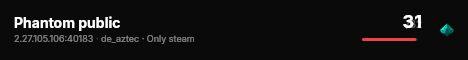 Phantom public live status badge
