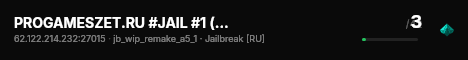 PROGAMESZET.RU #JAIL #1 (РУССКАЯ ТЮРЬМА) live status badge