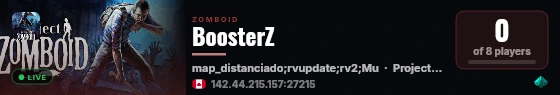 BoosterZ live status badge