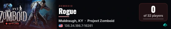 Rogue live status badge