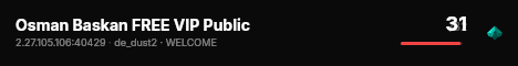 Osman Baskan FREE VIP Public live status badge