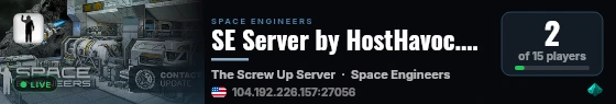 SE Server by HostHavoc.com live status badge