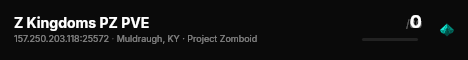 Z Kingdoms PZ PVE live status badge