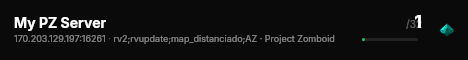 My PZ Server live status badge