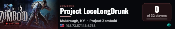 Project LocoLongDrunk live status badge