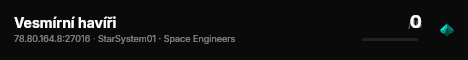 Vesmírní havíři live status badge