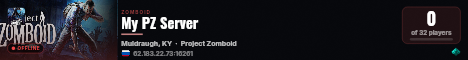 My PZ Server live status badge