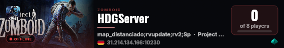 HDGServer live status badge