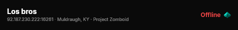 Los bros live status badge