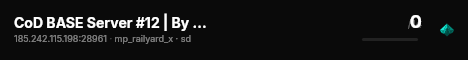 CoD BASE Server #12 | By FPSChallenge.eu live status badge