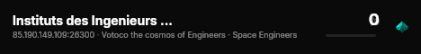 Instituts des Ingenieurs de l'espace (IIE) live status badge