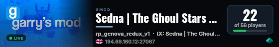 Sedna | The Ghoul Stars Crusade live status badge