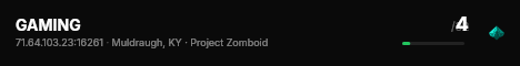 GAMING live status badge