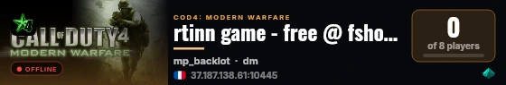 rtinn game - free @ fshost.me live status badge