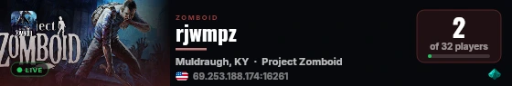 rjwmpz live status badge