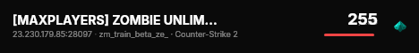 [MAXPLAYERS] ZOMBIE UNLIMITED© #666 live status badge