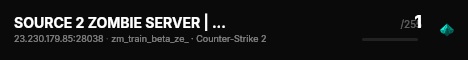SOURCE 2 ZOMBIE SERVER | SHOP | TOP live status badge