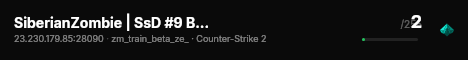 SiberianZombie | SsD #9 BHOP+Shop live status badge