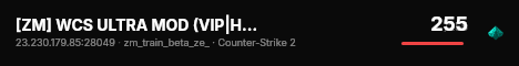 [ZM] WCS ULTRA MOD (VIP|HLX|ADM) live status badge