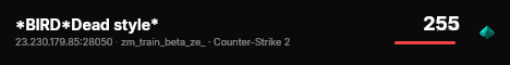 *BIRD*Dead style* live status badge