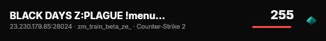 BLACK DAYS Z:PLAGUE !menu !lk live status badge
