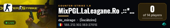 MixPGL.LaLeagane.Ro .::*[18+]*::. live status badge