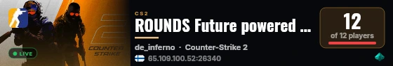 ROUNDS Future powered by PRACC.COM live status badge