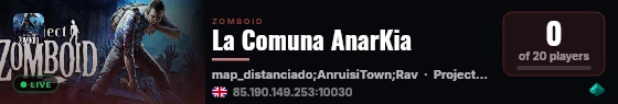 La Comuna AnarKia live status badge