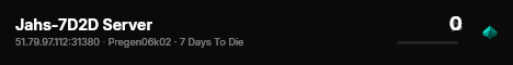 Jahs-7D2D Server live status badge
