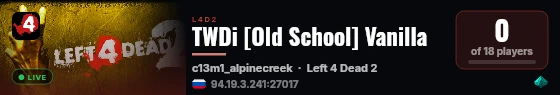 TWDi [Old School] Vanilla live status badge