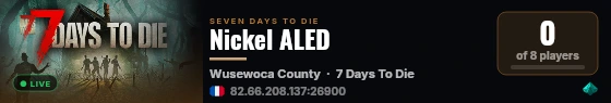 Nickel ALED live status badge