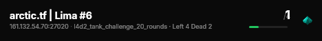 arctic.tf | Lima #6 live status badge