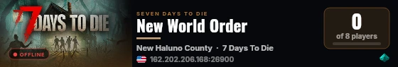 New World Order live status badge