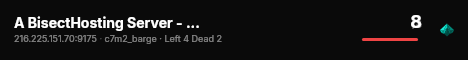 A BisectHosting Server - b5bf3f93 live status badge