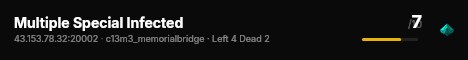 Multiple Special Infected live status badge