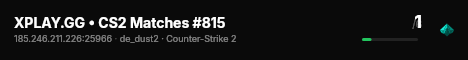 XPLAY.GG • CS2 Matches #815 live status badge