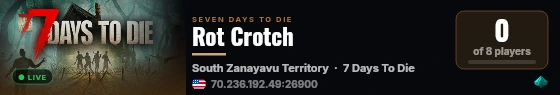 Rot Crotch live status badge