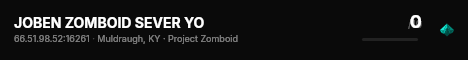 My PZ Server live status badge