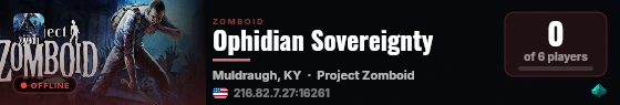 Ophidian Sovereignty live status badge