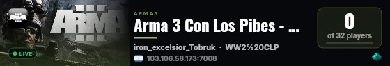 Arma 3 Con Los Pibes - WWII live status badge
