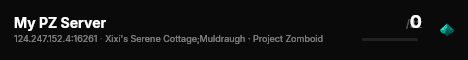 My PZ Server live status badge