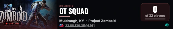 OT SQUAD live status badge