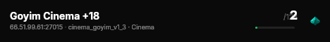 Goyim Cinema +18 live status badge