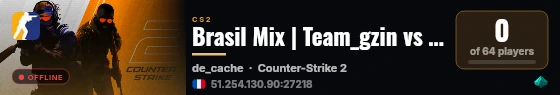 Brasil Mix | Team_gzin vs Team_msv live status badge